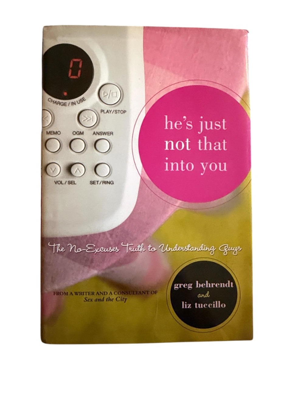 he's just not that into you - Pink and Yellow Paperback Book